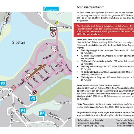 Zentral Gelegenes Ferienzimmer Moellner Seestrasse Zewnętrze zdjęcie